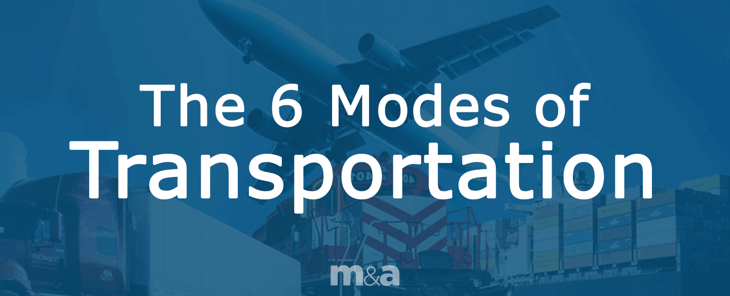 5 modes of transportation in logistics